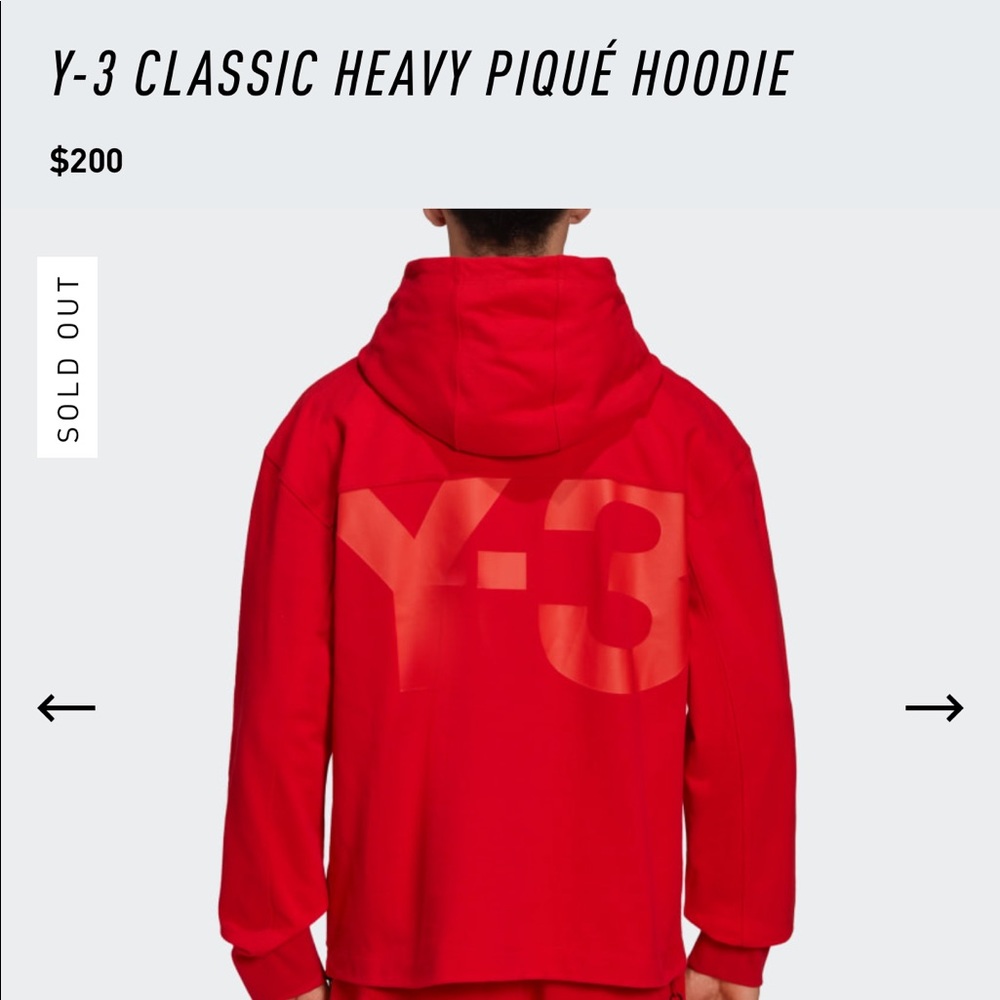 Y-3 CLASSIC HEAVY PIQUÉ HOODIE